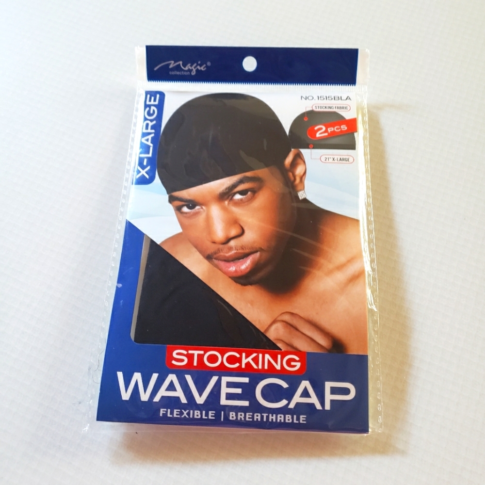 Just In: Brand New 2pc XL Black Stocking Wave Cap **HOST PICK**